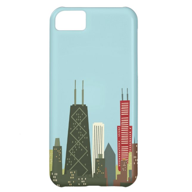 Cartoon Chicago Case-Mate iPhone Case (Back)