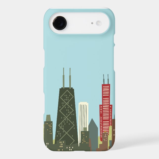 Cartoon Chicago Case-Mate iPhone Case (Back)