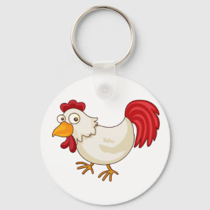 Cartoon Chicken Keychain