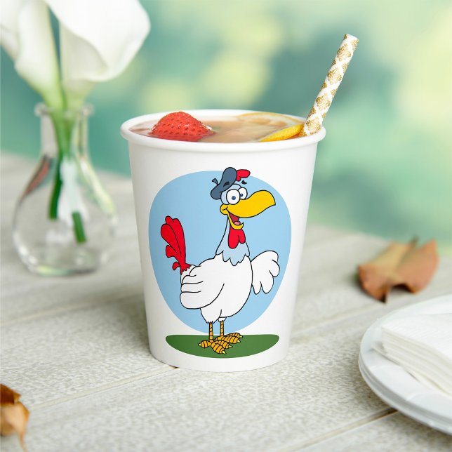 Cartoon Chicken Paper Cups (Creator Uploaded)
