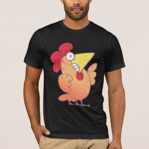 Cartoon Chicken T Shirt   Funny LOL Chicken Shirt
