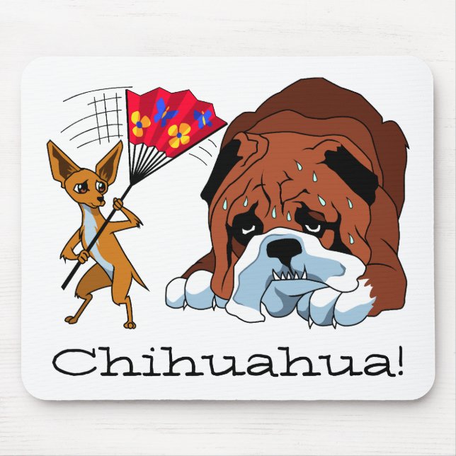 Cartoon Chihuahua 725 Mouse Mat (Front)