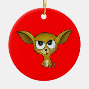 Cartoon Chihuahua Ornament