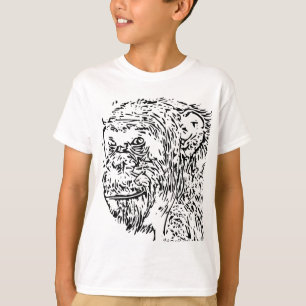 Cartoon Chimpanzee T-Shirt