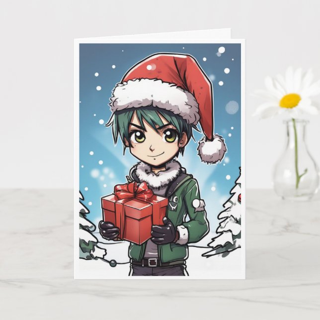 cartoon christmas card (Small Plant)