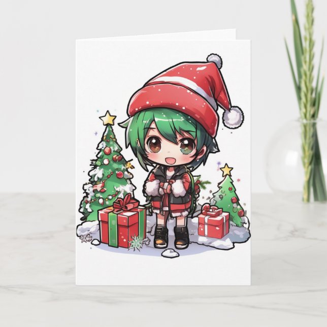 cartoon christmas card (Front)