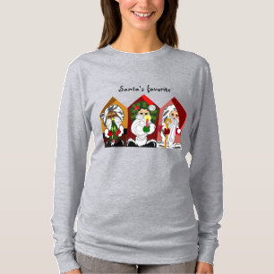 Cartoon Christmas Santa Customisable T-Shirt