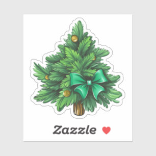 Cartoon christmas tree 