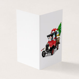 Cartoon Christmas truck