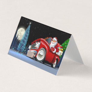 Cartoon Christmas truck