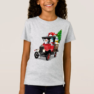 Cartoon Christmas truck T-Shirt