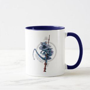 Cartoon Chupacabra & Elder Wand Mug