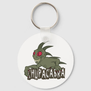 Cartoon Chupacabra Key Ring