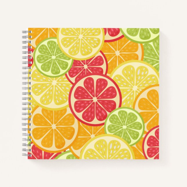 Cartoon Citrus Notebook (Front)