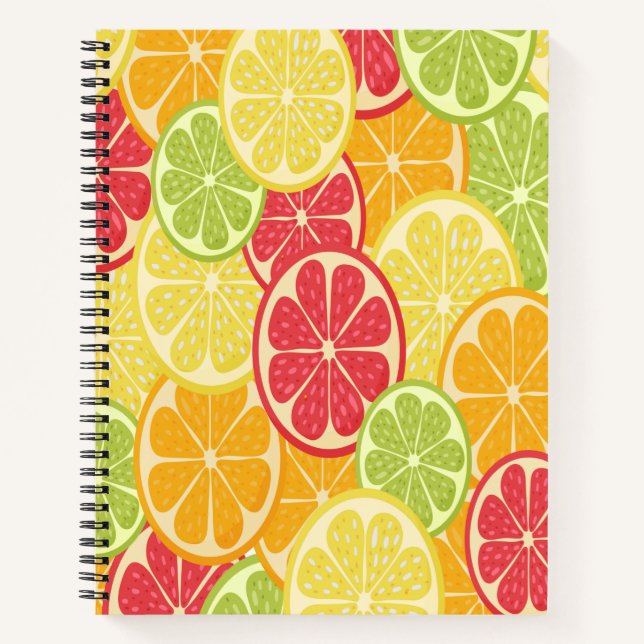 Cartoon Citrus Notebook (Front)
