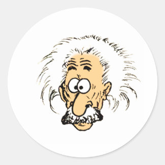Cartoon Classic Round Sticker