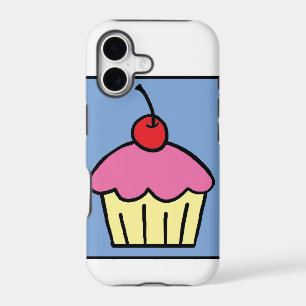 Cartoon Clip Art Cupcake Frosting Cherry Dessert