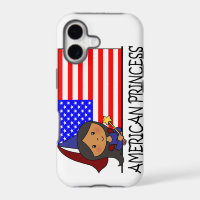 Cartoon Clip Art Cute American Princess Flag