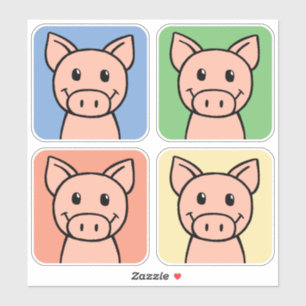 Cartoon Clip Art Laughing Piggie Piggy Pigs!