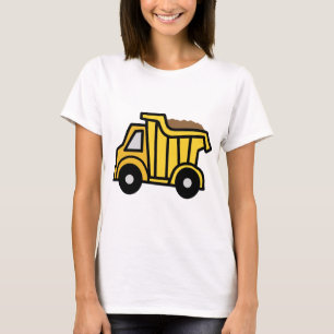 Cartoon Clip Art with a Construction Dump Truck T-Shirt