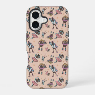 Cartoon Coffee Bean Dance Party iPhone 16 Case