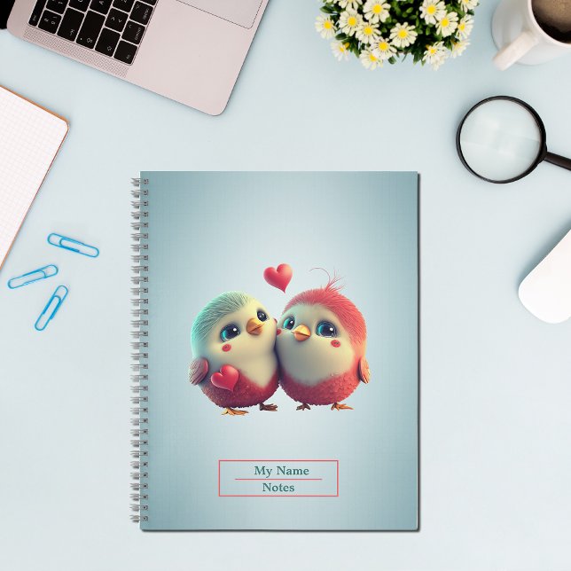 Cartoon Coloured Birds Notebook (Creator Uploaded)