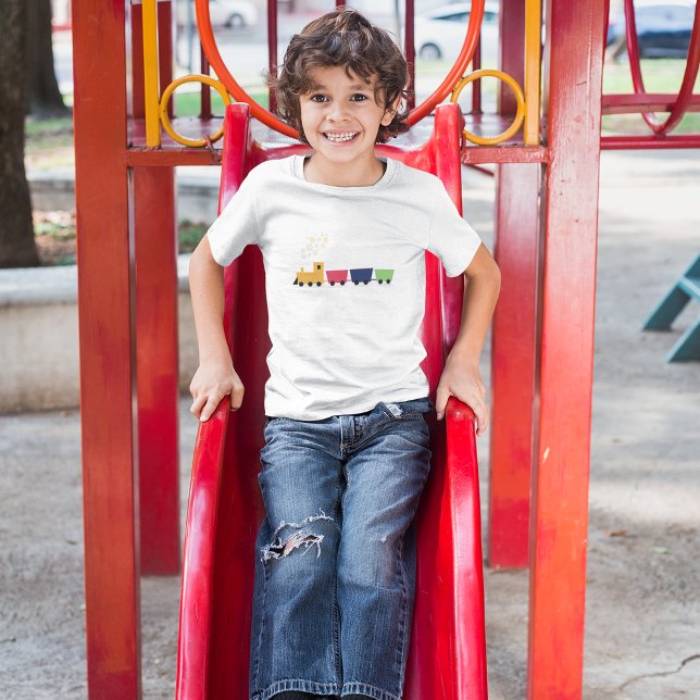 Cartoon Colourful Train T-Shirt (Creator Uploaded)