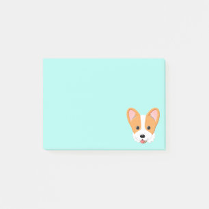 Cartoon Corgi Post-it Notes