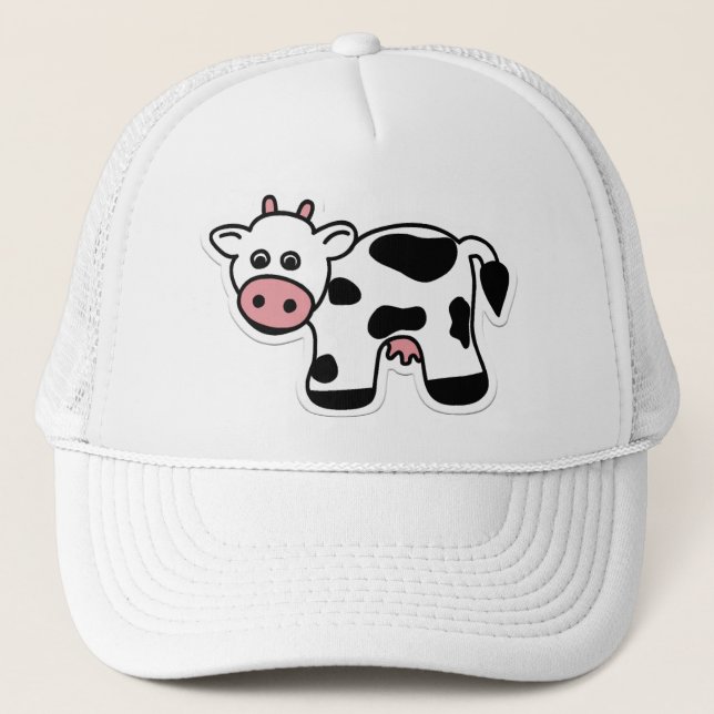 Cartoon Cow Cap (Front)