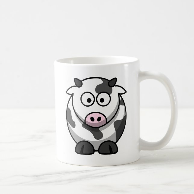 Cartoon Cow Coffee Mug (Right)
