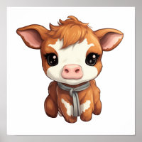 Cartoon cow illustration