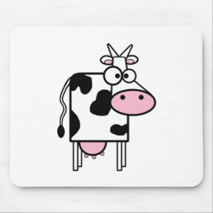 Cartoon Cow Mouse Mat