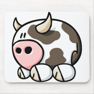 Cartoon Cow Mouse Mat