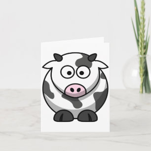 Cartoon Cow Rating Cards