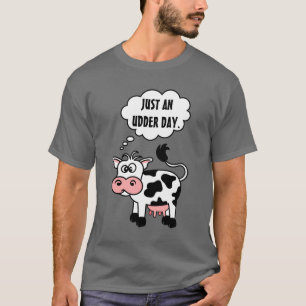 Cartoon Cow Speech Bubble T-Shirt