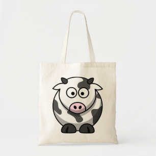 Cartoon Cow Tote Bag