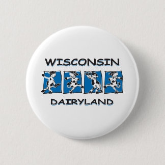 Cartoon-Cows-Dairyland 6 Cm Round Badge