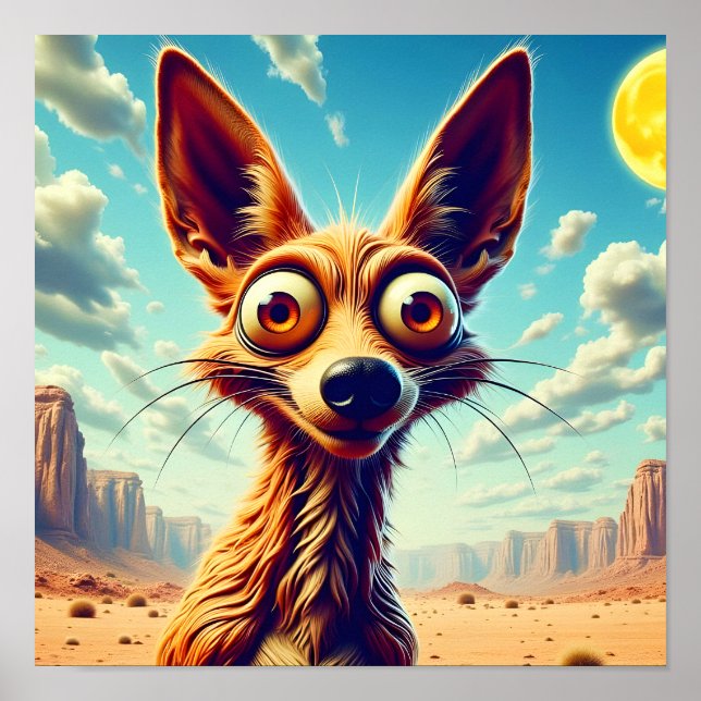 Cartoon Coyote Poster (Front)