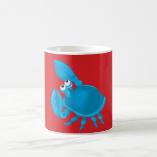 Cartoon crab coffee mug