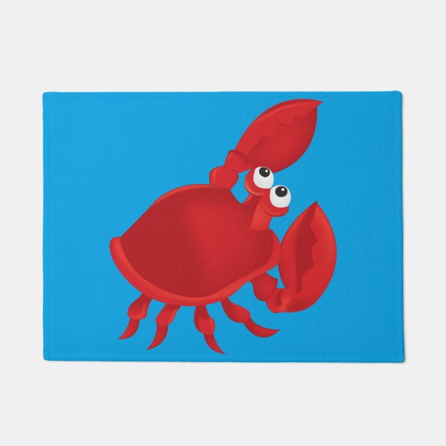 Cartoon crab doormat (Front)