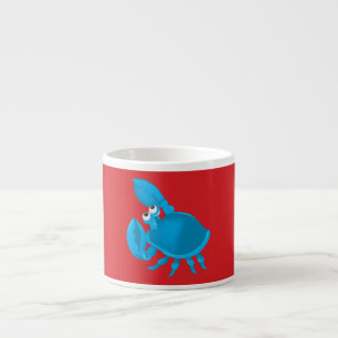 Cartoon crab espresso cup