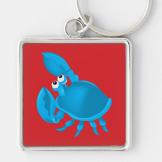 Cartoon crab key ring (Front)
