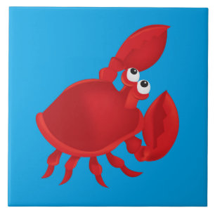 Cartoon crab tile