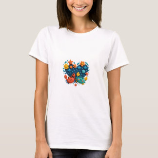 Cartoon Crabs with Heart T-Shirt
