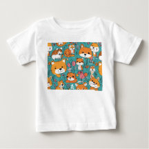 Cartoon Craze: Adorable Baby Tee Collection"?