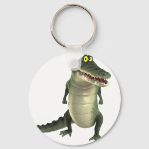 Cartoon Crocodile Key Ring
