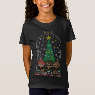 Cartoon Cross-Stitch HOGWARTS™ Christmas Feast T-Shirt