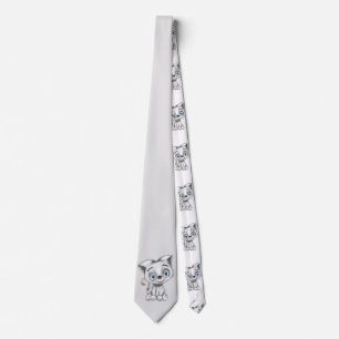 Cartoon Cute cat Tie