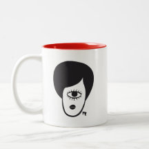 Cartoon Cyclops Diva ( Jolene )  2-tone Coffee