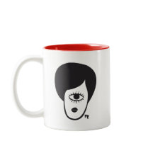 Cartoon Cyclops Diva ( Jolene )  2-tone Coffee